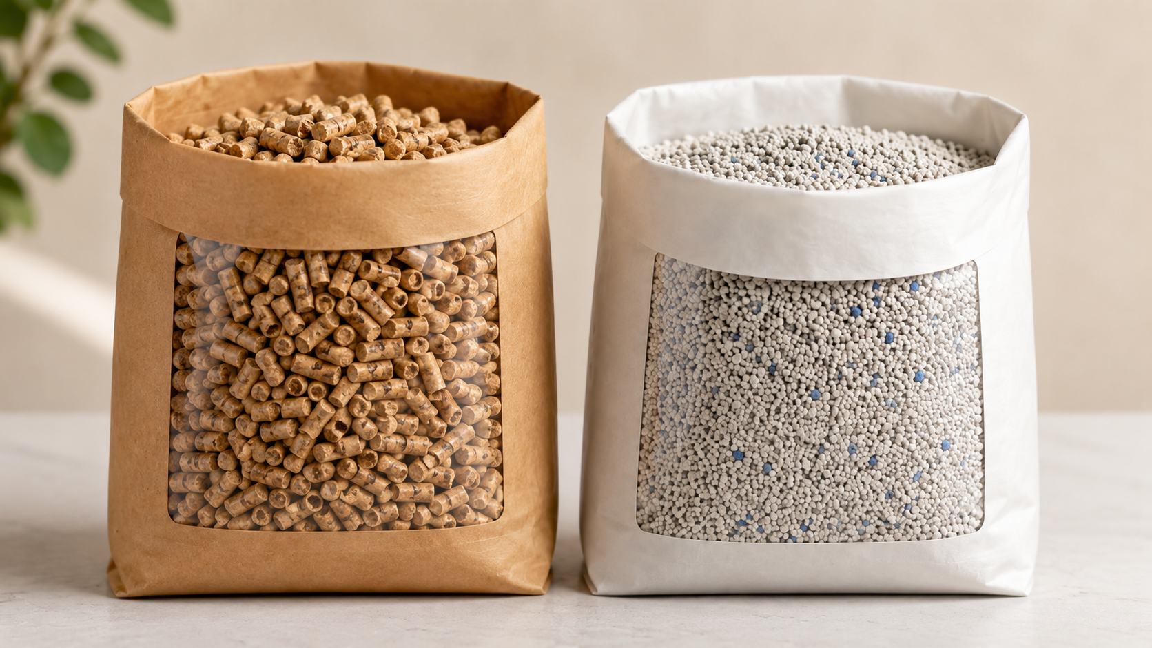 Pellets para gato vs arena tradicional para gatos